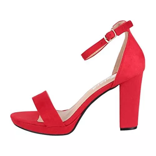 Elara Sandalen & Slides Elara Damen Pumps High Heels Chunkyrayan