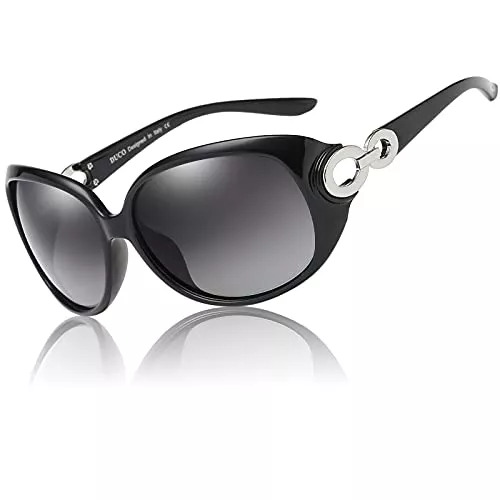 DUCO Sonnenbrillen & Zubehör DUCO Sonnenbrille Damen Klassisch Polarisiert Übergroß Frauen Sonnenbrillen Mode Brille 100% UV-Schutz 1220