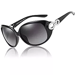 DUCO Sonnenbrillen & Zubehör DUCO Sonnenbrille Damen Klassisch Polarisiert Übergroß Frauen Sonnenbrillen Mode Brille 100% UV-Schutz 1220