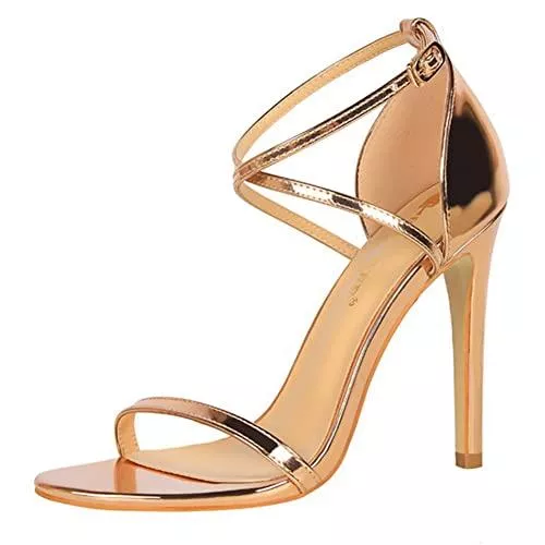 RTHOMR Sandalen & Slides RTHOMR Schuhe Schnalle High Heels Neue Frauen Heels Sandalen Stiletto 11Cm Mode Heels Partei Schuhe Frauen Pumpen Damen Schuhe