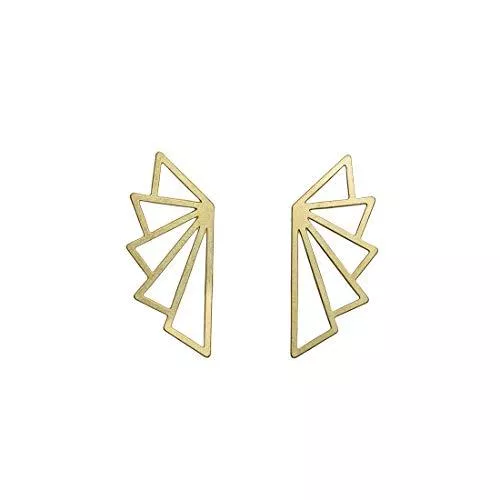 Timi Schmuck Timi of Sweden | Geometrische Ohrringe | Gold | Exklusives skandinavisches Schmuck-Design Mutter, Tochter und Freundin