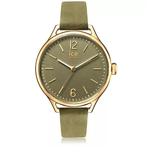 ICE-WATCH Uhren Ice-Watch - Ice Time Khaki - Grün Damenuhr mit Lederarmband