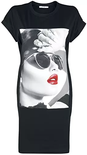 Hailys Freizeit Hailys Molina Frauen Kurzes Kleid schwarz Streetwear