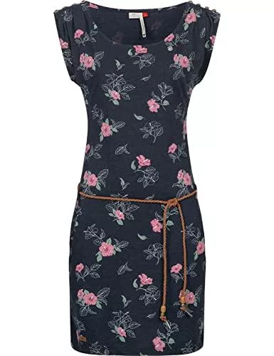 Ragwear Freizeit Ragwear Damen Kleid Dress Sommerkleid Jerseykleid Freizeitkleid Strandkleid Chego Flowers Intl. XS-XXL