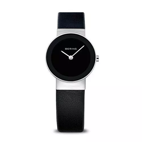BERING Uhren BERING Damen Analog Quarz Classic Collection Armbanduhr mit Kalbsleder Armband und Saphirglas 10126-402