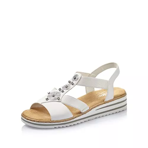 Rieker Sandalen & Slides Rieker Damen Sandaletten V0687, Frauen Sandalen