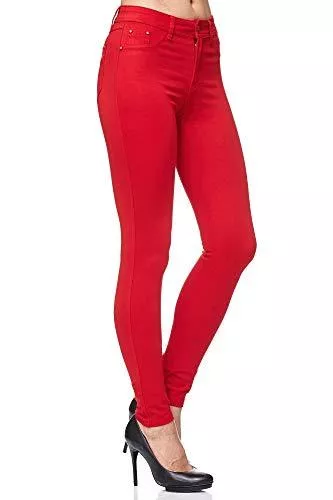 Elara Jeans Elara Damen Stretch Hose Skinny Fit Jegging Chunkyrayan