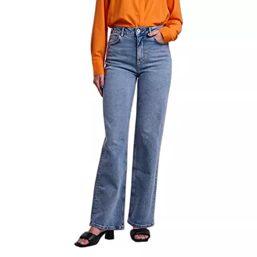 PIECES Jeans PIECES Damen Pcholly Hw Wide Mb Noos Bc Jeans