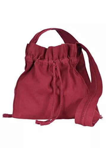 Battle-Merchant Taschen & Rucksäcke Battle-Merchant Mittelalter Umhängetasche für Damen und Herren aus Baumwolle | Schultertasche oder Schulterbeutel aus Canvas | Karneval Pilgertasche aus Stoff diverse Farben