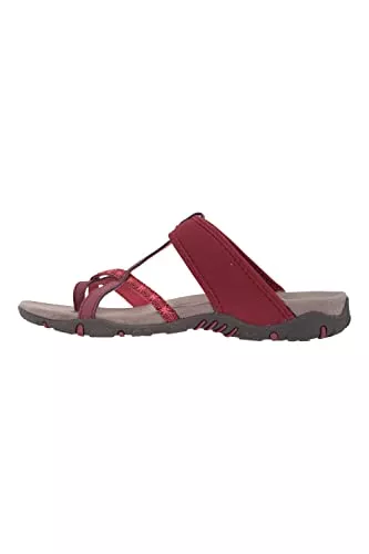 Mountain Warehouse Sandalen & Slides Mountain Warehouse Marbella Damensandalen - strapazierfähige Damen-Sommerschuhe, lässige Flip-Flops, leicht, pflegeleicht - zum Wandern, Strand, Urlaub