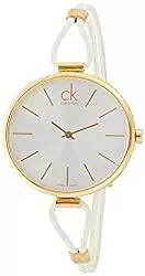 Calvin Klein Uhren Calvin Klein Damen Analog Quarz Uhr mit Edelstahl Armband K3V235L6