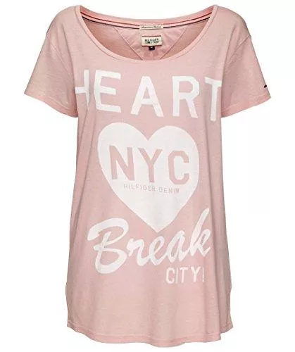 Tommy Jeans T-Shirts Tommy Jeans Damen Logan Kurzarm T-Shirt