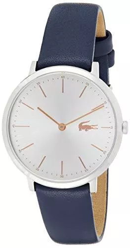 Lacoste Uhren Lacoste Damen Analog Quarz Armbanduhr mit Lederarmband 2000986