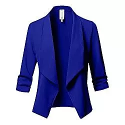 MOMONIHAO Blazer MOMONIHAO Damen Lässiger Business-Blazer Slim Fit Elegant Blazer Jacken