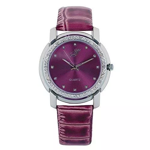 Jean Bellecour Uhren Jean Bellecour Damen Analog Quarz Uhr mit Leder Armband L126-11