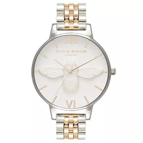 Olivia Burton Uhren Olivia Burton Damen Analog Quarz Armbanduhr mit Metallarmband