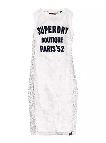 Superdry Freizeit Superdry Dress Blake Lace White Womens