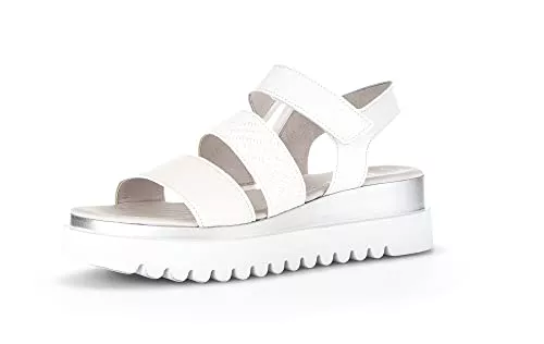 Gabor Sandalen & Slides Gabor 23.610 Damen Sandalen,Keilsandalen, Frauen,Keilabsatz-Sandaletten,Keilsandaletten,Sommerschuh,flach,Best Fitting