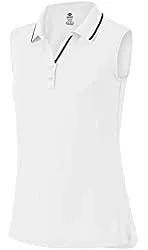 AjezMax T-Shirts AjezMax Damen Ärmellos Poloshirt Golf Polo Sommershirts Atmungsaktiv Sport Yoga Aktivbekleidung Tank Top mit Kragen