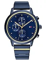 Tommy Hilfiger Uhren Tommy Hilfiger Damen-Armbanduhr mit Blaues Edelstahlarmband 1781893