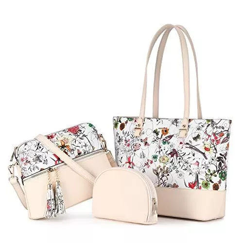 LOVEVOOK Taschen & Rucksäcke LOVEVOOK Handtasche Damen Schultertasche Handtaschen Tragetasche Damen Groß Designer Elegant Umhängetasche Henkeltasche Set 3-teiliges Set