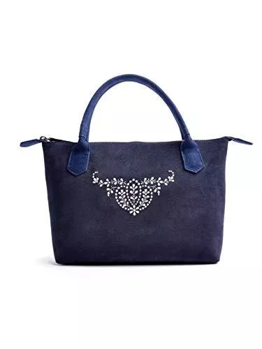 YOUBAG Taschen & Rucksäcke Ostwald Traditional Craft Inès - handgefertigte Henkeltasche für Damen aus italienischem Leder, Trachtentasche