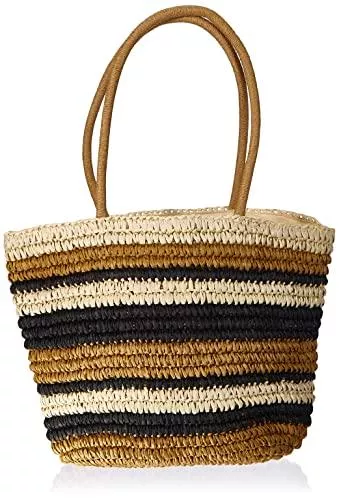 PIECES Taschen & Rucksäcke PIECES Damen Pcsabina Straw Shopper Strohtasche