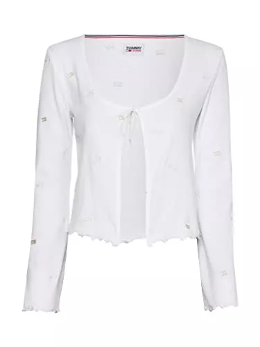 Tommy Jeans Strickjacken Tommy Jeans TJW Slim Critter Open Cardi LS
