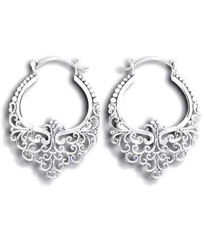 MadamLili Schmuck MadamLili Silber Ohrringe KARMA II - 925 Sterling - Orient-Stil - Handgefertigt - Geschenkbox