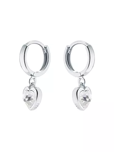 Ted Baker Schmuck Ted Baker Hanniy Creolen Ohrringe hängend mit Kristall-Herz