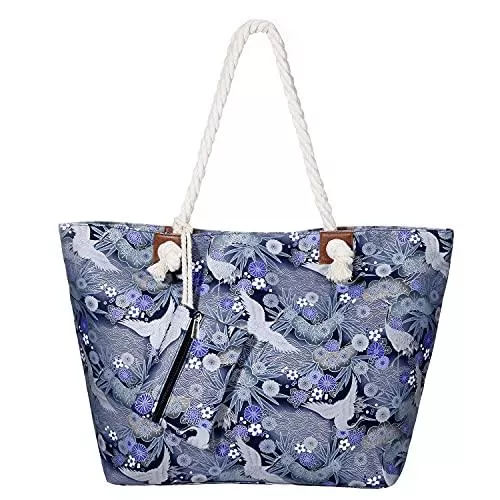 MASADA Taschen & Rucksäcke MASADA große Strandtasche wasserabweisend mit Reißverschluss