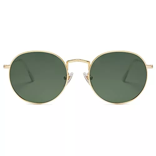 SOJOS Sonnenbrillen & Zubehör SOJOS Mode Rund Polarisiert Damen Herren Sonnenbrille Mirrored Lenses Unisex Sunglasses SJ1014