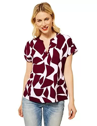 STREET ONE Kurzarmblusen Street One Damen Bluse