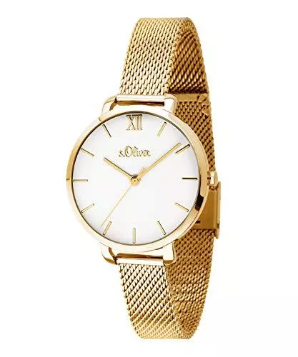 s.Oliver Uhren s.Oliver Damen-Armbanduhr Analog Quarz Edelstahl