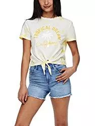 ONLY T-Shirts ONLY Damen Onltaylor Life S/S Knot Tie Dye Box JRS T-Shirt
