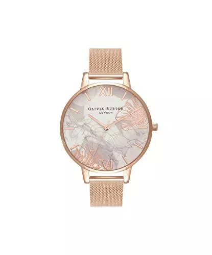 Olivia Burton Uhren Olivia Burton Damen Analog Japanisch Quarz Uhr mit Edelstahlarmband OB16VM15