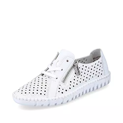 Rieker Flache Schuhe Rieker Damen Sneaker M2300, Frauen Schnürhalbschuhe