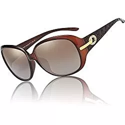 DUCO Sonnenbrillen & Zubehör DUCO Vintage Sonnenbrille für Damen Frauen Retro Sonnenbrillen mit UV400 Schutz Klassisch Rahmen Designer-Stil 6214