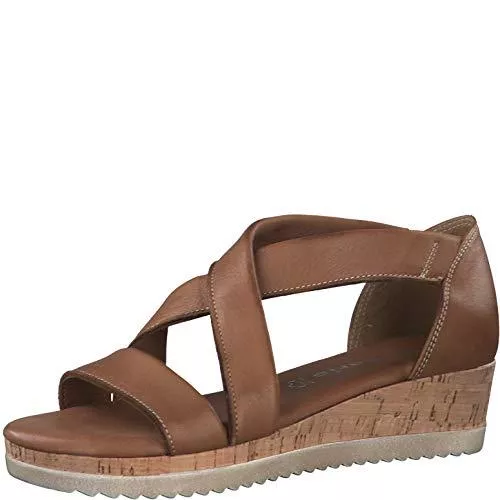 Tamaris Sandalen & Slides Tamaris Damen Sandalen 28224-24, Frauen Keilsandalen