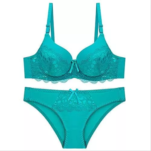 MIBKLPG Unterwäsche & Dessous MIBKLPG Frauen BH Sets Neue Einfarbige Dessous Set Lace Floral Unterwäsche Einfache Push Up BH Dessous Set