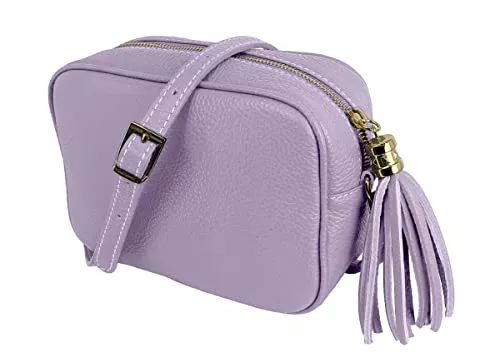 JOPHY &amp; CO. Taschen & Rucksäcke JOPHY &amp; CO. Schultertasche aus echtem Leder mit Fransen und Reißverschluss für Damen, Artikelnummer 5210