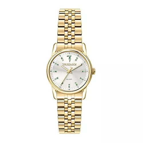 Trussardi Uhren Trussardi Damen Uhr, T-Joy Kollektion, Nur Zeitanzeige, aus Edelstahl, Gelbgold PVD - R2453150506