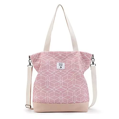 KALIDI Taschen & Rucksäcke KALIDI Groß Damen Umhängetasche/Handtasche Canvas Tasche Schultertasche Totepack Shopper Casual Hobo Bag Crossbody Bag für Schule Büro Arbeit Reisen Ausflug Einkauf