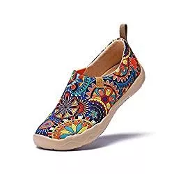 UIN Flache Schuhe UIN Wandern Slip On Schuhe Damen Rot