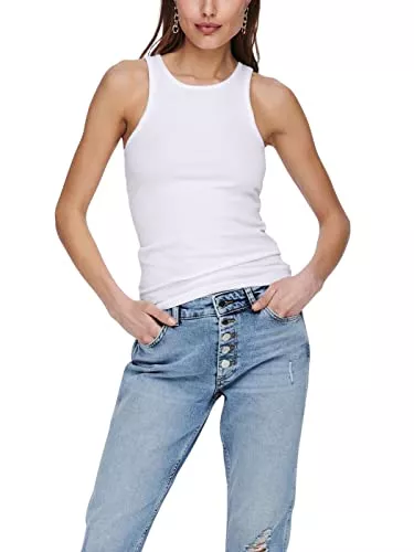 ONLY Tops ONLY Damen Onlkenya Life Rib Tank JRS Noos Top