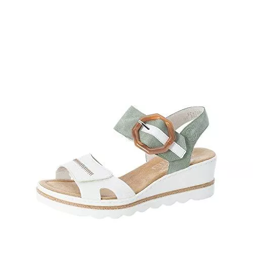 Rieker Sandalen & Slides Rieker Damen Keilsandalen 67476, Frauen Sandalen