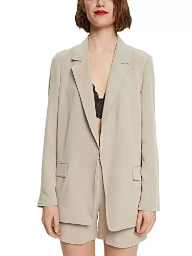 ESPRIT Blazer ESPRIT Collection Offener Blazer mit Crinkle-Effekt