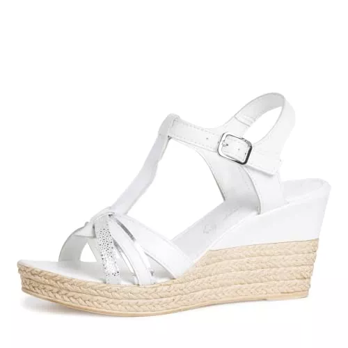 MARCO TOZZI Sandalen & Slides Marco Tozzi Damen 2-2-28387-28 Sandalette Keilsandale