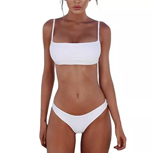 meioro Bademode meioro Bikini Sets für Damen Push Up Tanga mit niedriger Taille Badeanzug Bikini Set Badebekleidung Beachwear