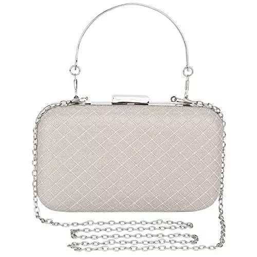 BAIGIO Taschen & Rucksäcke BAIGIO Abendtasche Damen Elegant Clutch Bag Kette Handtasche Frauen Umhängetasche für Hochzeit Party Cocktail